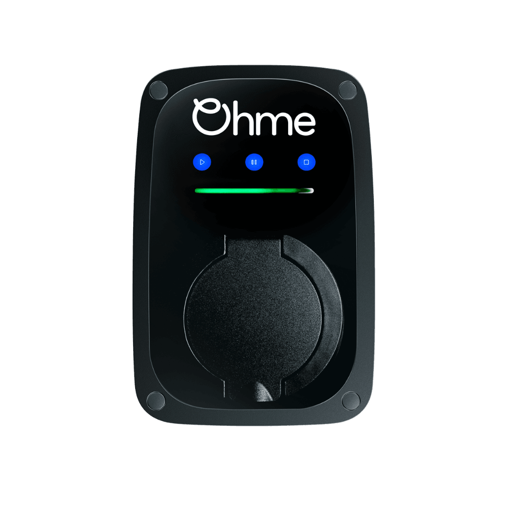 Ohme ePod EV charger front-on